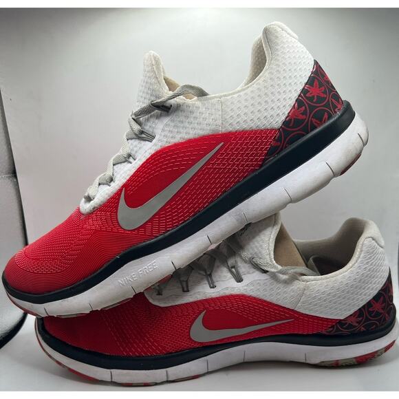 Nike Free Trainer V7 OHIO STATE BUCKEYES Running Shoes Men\'s 9.5 AA0881-605 main image 4
